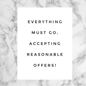 Make an offer! I will ship everything out by today